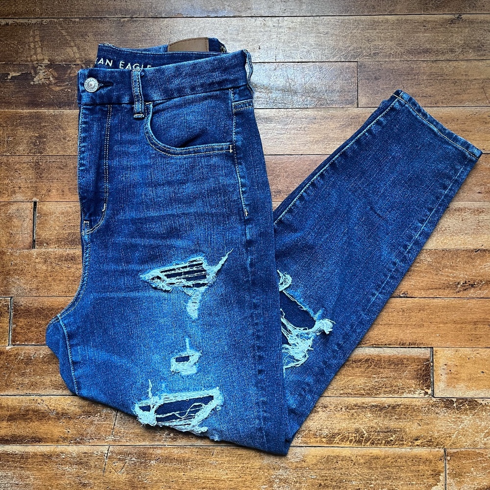 Distressed American Eagle Skinny Jeans